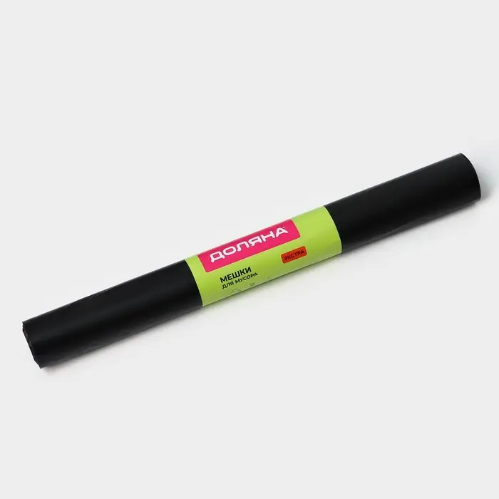 Мешки для мусора Доляна &laquo;Экстра&raquo;, 160 л, 30 мкм, 88&times;106 см, ПВД, 10 шт., чёрные