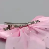 Бант для волос на заколке, розовый, 2 штуки, &laquo;Кошечка&raquo;