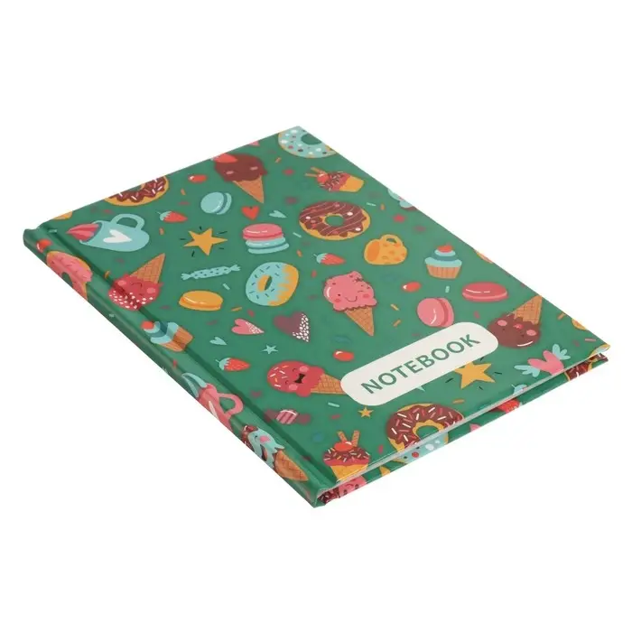 Блокнот А6, 40 листов в клетку Candy Notebook, твёрдая обложка, глянцевая ламинация, блок офсет
