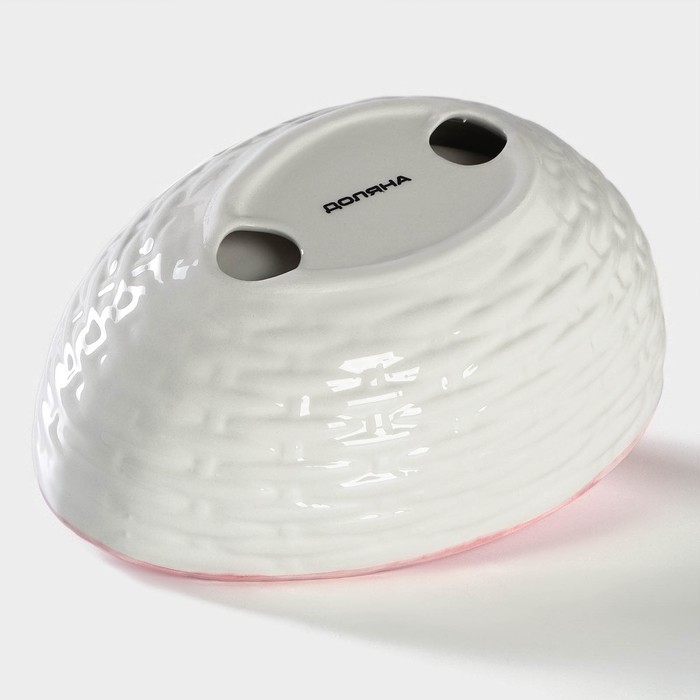 Салатник Доляна «Зайка», 430 мл, 18×14×11 см, цвет розовый Салатник Доляна «Зайка», 430 мл, 18×14×11 см, цвет розовый