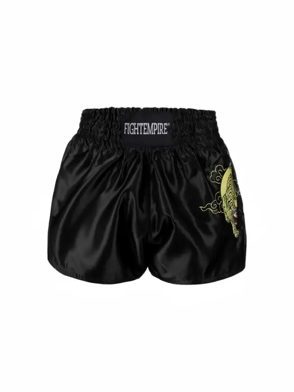 Шорты для тайского бокса FIGHT EMPIRE, р. XS, чёрные