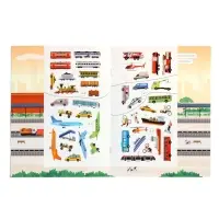 Книжка с наклейками "Транспорт. В городе" 8 стр.