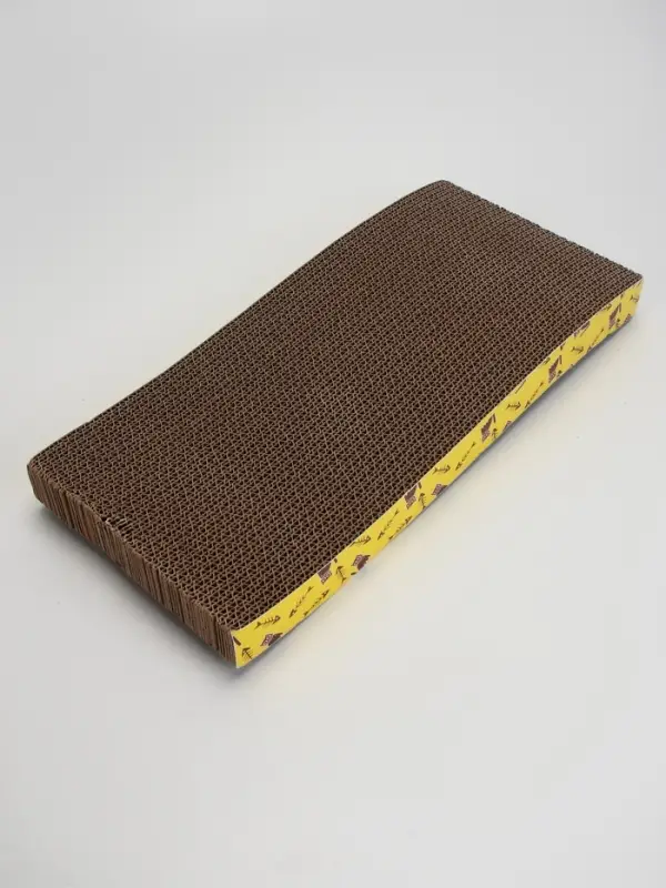 Когтеточка-лежанка &laquo;Пижон. Волна&raquo;, 42.5&times;20&times;4 см, с кошачьей мятой, гофрокартон