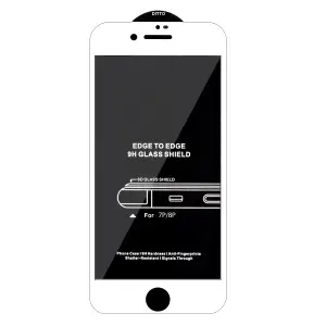 Защитное стекло для iPhone 7/8 Plus White 6D без упаковки