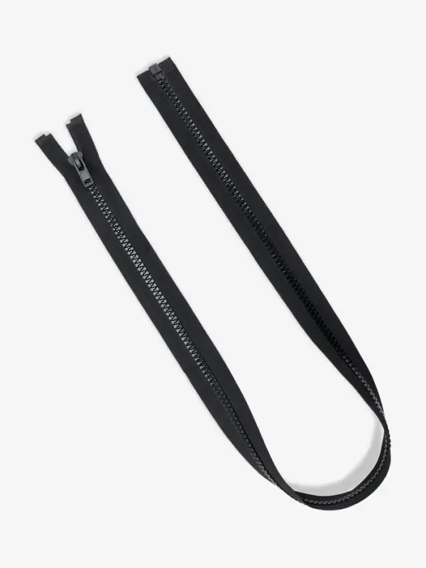 Молния &laquo;Трактор&raquo;, №8, разъёмная, замок автомат, 90 см, чёрная