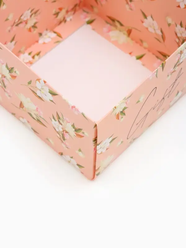 Коробка самосборная &laquo;Цветы Gift&raquo;, размер 11&times;11&times;7 см, плотность 270 г/м&sup2;