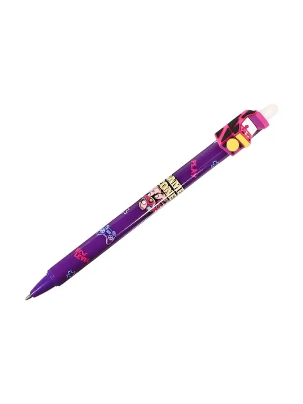 Ручка гелевая со стираемыми чернилами 0,5 мм, стержень синий, корпус синий