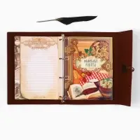 Родословная книга &laquo;Наш род&raquo;, с пером, 56 листов, коричневый, 35&times;25 см