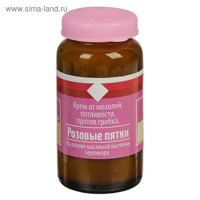 Крем "Мухомор" от мозолей, потливости, против грибка, 30 мл