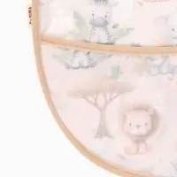 Нагрудник для кормления непромокаемый с карманом &laquo;Саванна&raquo;, M&B