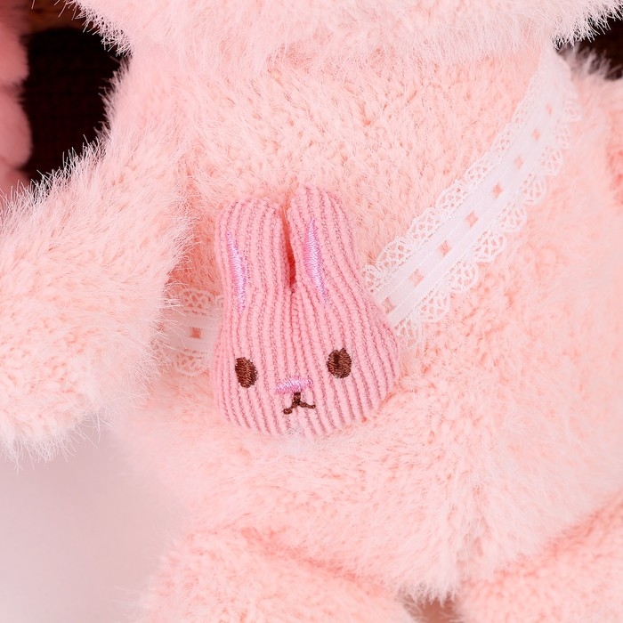 Мягкая игрушка «Зайка», 26 см, цвет розовый