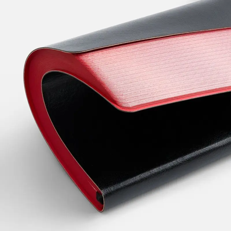 Ежедневник Doppio, недатированный, черный с красным Ежедневник Doppio, недатированный, черный с красным