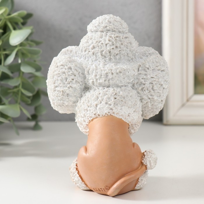 Сувенир полистоун подставка под очки Сувенир полистоун подставка под очки "Пудель" 9х8х13 см