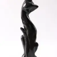 Копилка для денег &laquo;Кошка&raquo;, чёрная, 49 см