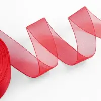 Лента капроновая, 20 мм, 20&plusmn;1 м, красная, №26
