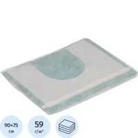 Простыня стерил. 90х75см, с адгез.краем, пл.59, 1шт./уп