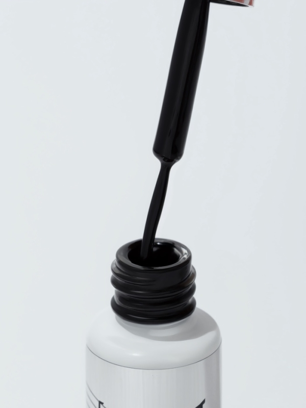 Гель для дизайна LED/UV 8мл черн накл QF Гель для дизайна LED/UV 8мл черн накл QF