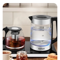 Чайный набор КТ-6650 чайник электрический - 3 л Чайный набор КТ-6650 чайник электрический - 3 л