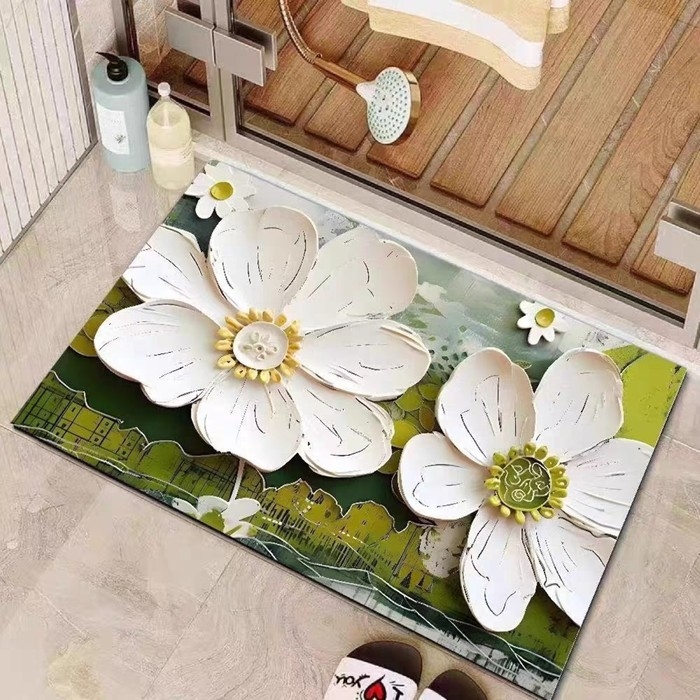 Коврик для дома Доляна Anemona, влаговпитывающий, 39&times;60 см