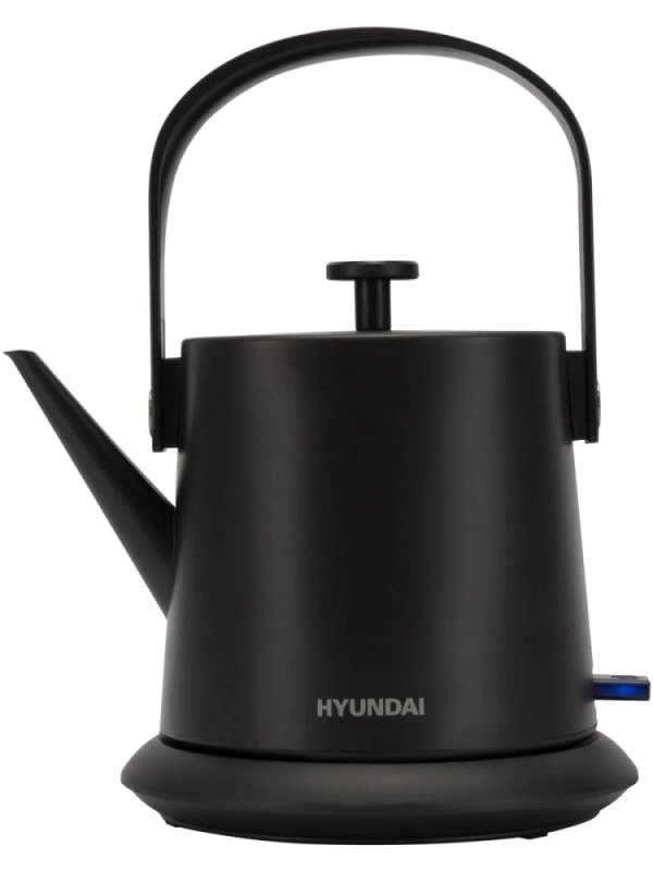Чайник HYK-S2042 0.6л. 1000Вт черный (металл)