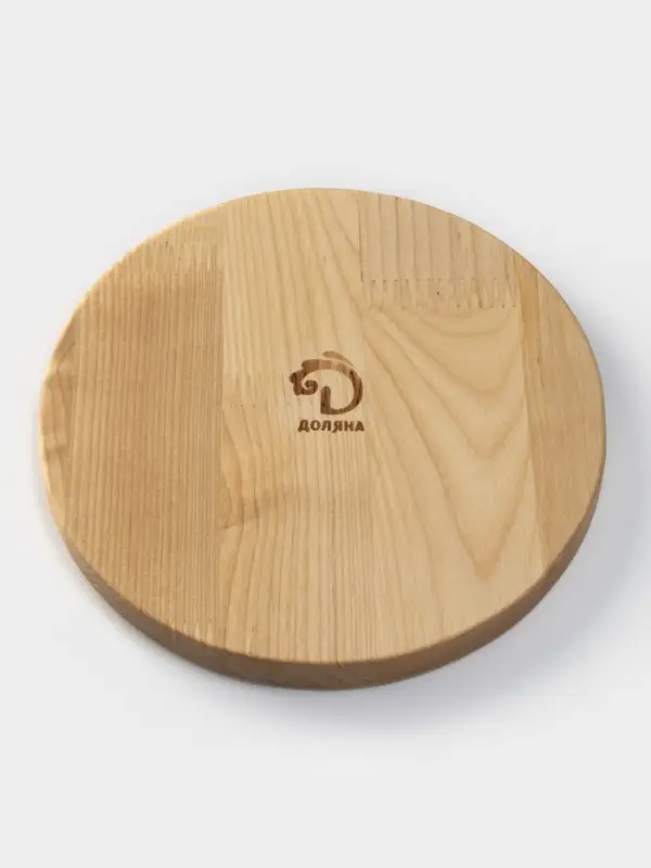 Менажница Доляна &laquo;Бари&raquo;, d=20 см, 3 секции, дерево берёза, пропитана маслом