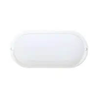 Светильник светодиодный Включай герметичный, 17 Вт, 1445 Лм, IP65, 6500К, овал, белый