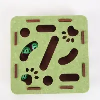 Игровой комплекс "Пижон" для кошек с шариками, 30 х 30 см, зелёный