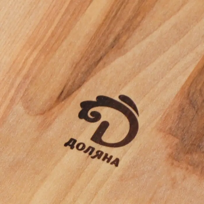 Менажница прямоугольная Доляна, 30&times;10&times;1.8 см, 4 секции, дерево берёза