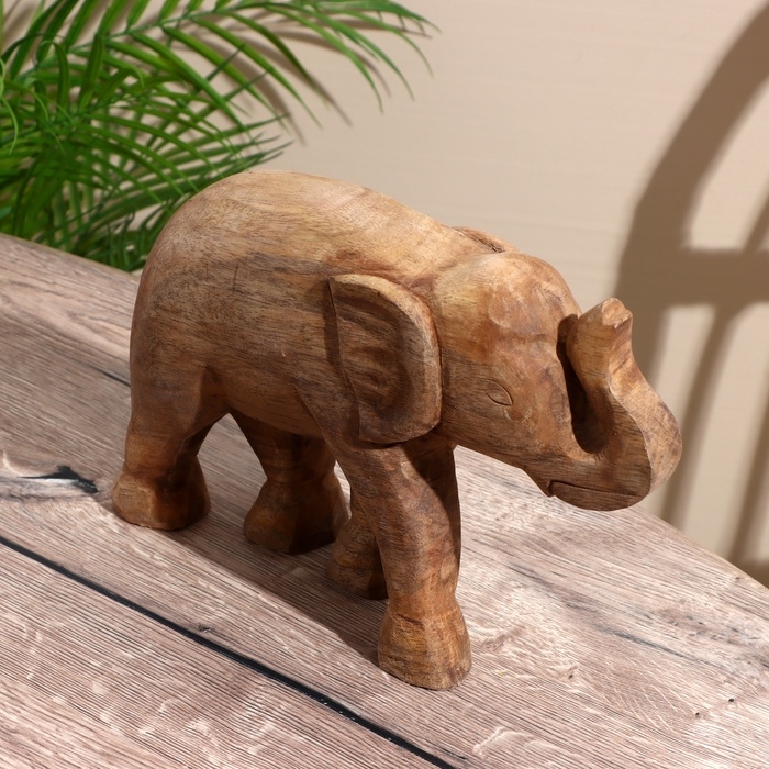 Сувенир Сувенир "Слоник" манговое дерево 24х8х20,5 см
