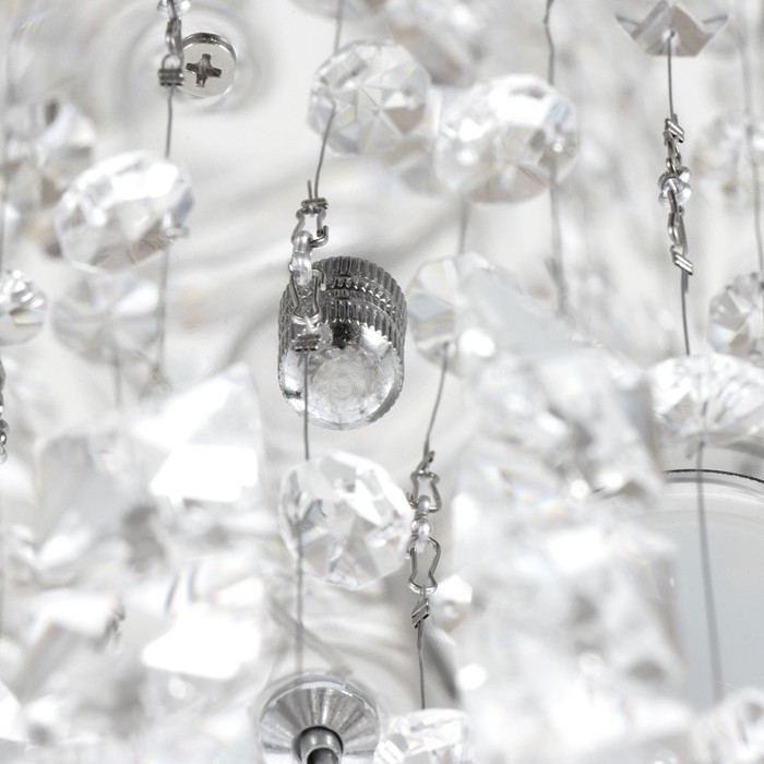 Светильник каскад Светильник каскад "Доменика" 6xLED 6xG4 хром 40х40х100см BayerLux