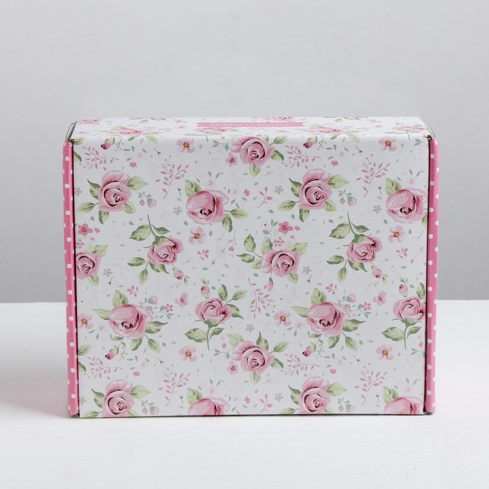 Коробка подарочная складная, упаковка, «Светись от счастья», 27 х 9 х 21 см Коробка подарочная складная, упаковка, «Светись от счастья», 27 х 9 х 21 см