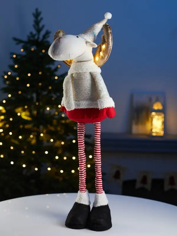 Фигура текстиль «Лосик» 55-84 см, телеск-е ножки, 1LED,AG10x3 (в компл.), Т/БЕЛЫЙ Фигура текстиль «Лосик» 55-84 см, телеск-е ножки, 1LED,AG10x3 (в компл.), Т/БЕЛЫЙ