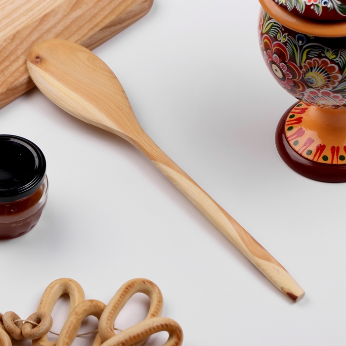 Ложка салатная Ложка салатная "Большой черпак", можжевельник, 35 см