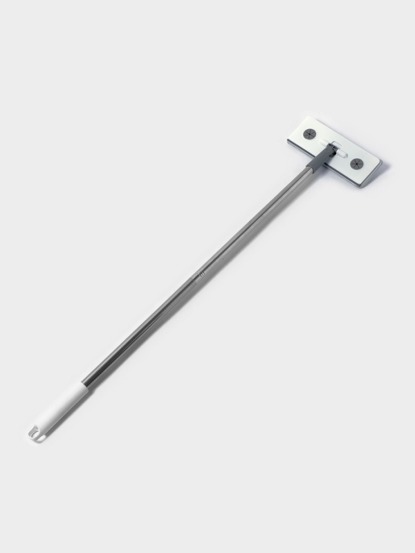 Швабра для стен и окон, со сгоном, стальная ручка, 2 насадки микроф 20х8х85 см Швабра для стен и окон, со сгоном, стальная ручка, 2 насадки микроф 20х8х85 см