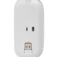 Мышь MB-2.4 беспроводная, оптическая, подсветка, 800-1600 dpi, USB, Bluetooth, белая