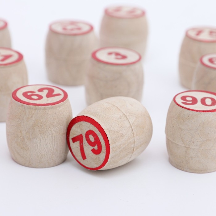 Лото Русское, деревянное, настольная игра  Лото Русское, деревянное, настольная игра "С 23 февраля", с бочонками