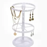 Подставка для украшений &laquo;QF. Карусель&raquo;, универсальная, 16&times;16&times;28 см, белая