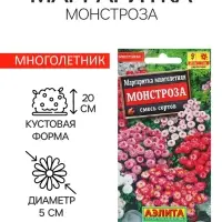 Семена Маргаритка Монстроза, смесь сортов   Дв Ц/П 0,05г