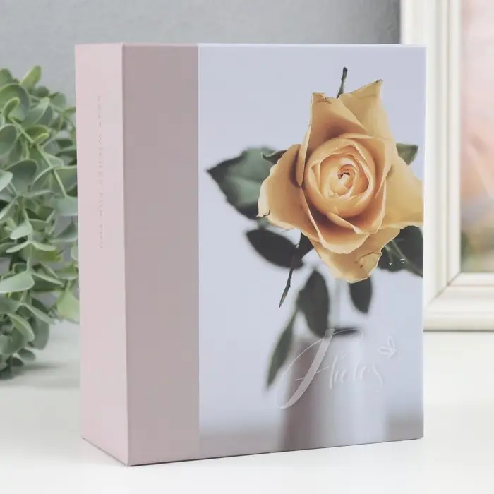 Фотоальбом "Жёлтая роза" 100ф 10X15см,