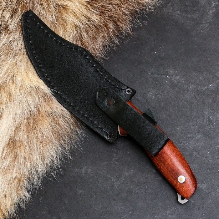 Нож кавказский Нож кавказский "Корсар"с гравировкой "ВДВ" с ножнами, сталь - 65х13, рукоять - бук