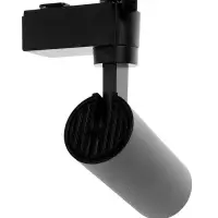 Трековый светильник Luazon lighting LTL-070, 10 Вт, 850 Лм, 3000К, чёрный, свечение тёплое белое
