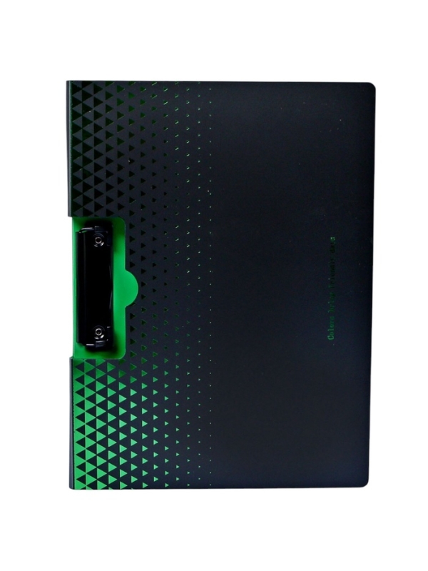 Папка с прижимом формат А4 пластик1400мкр,Черная с металлизированой отделкой МИКС Папка с прижимом формат А4 пластик1400мкр,Черная с металлизированой отделкой МИКС