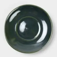 Чашка с блюдцем &laquo;Слоник&raquo;, 13&times;13&times;8 см, керамика, зелёная