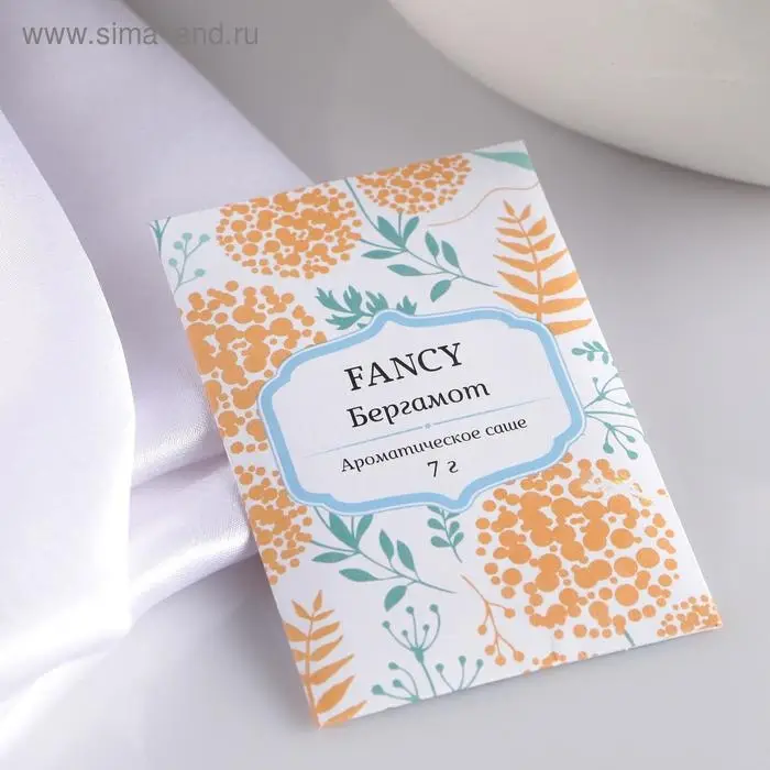 Аромасаше Аромасаше "Fancy", бергамот, вес 7 г, размер 7×10.5 см