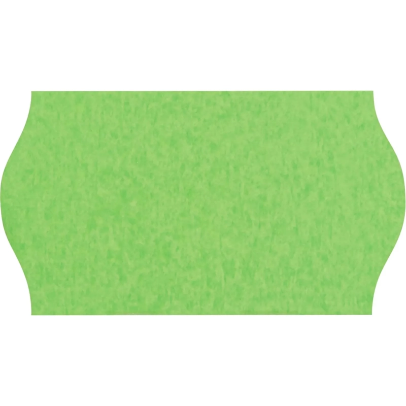 Этикет-лента 22х12 зел волна 1000шт/рул 10рул/уп