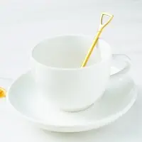 Ложка десертная из нержавеющей стали Magistro &laquo;Лопата&raquo;, длина 12 см, цвет золотой