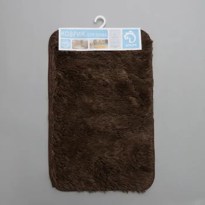 Коврик для ванной Доляна «Мягкий» 40×60 см, длина ворса 1,5 см, цвет МИКС Коврик для ванной Доляна «Мягкий» 40×60 см, длина ворса 1,5 см, цвет МИКС