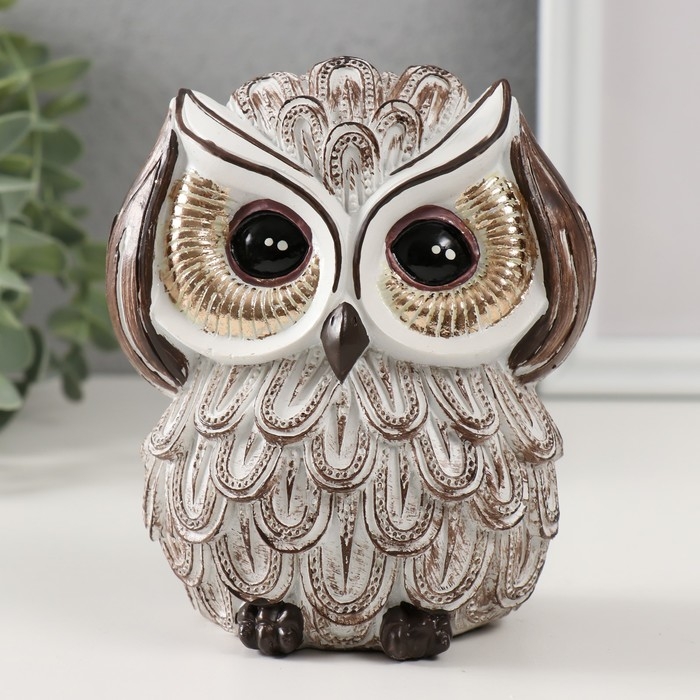 Сувенир полистоун Сувенир полистоун "Филин - не вижу, не слышу, не скажу" МИКС 9,5х10х13 см