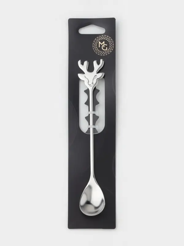 Ложка чайная 15 см  Ложка чайная 15 см "Хьёрт" цвет серебро