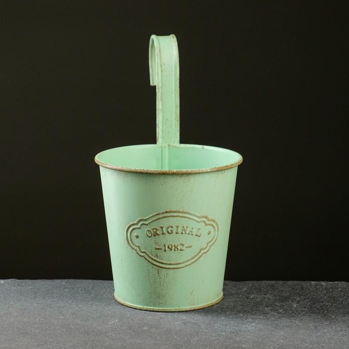 Кашпо подвесное «Ведерко Улла», 10×18 см, МИКС Кашпо подвесное «Ведерко Улла», 10×18 см, МИКС